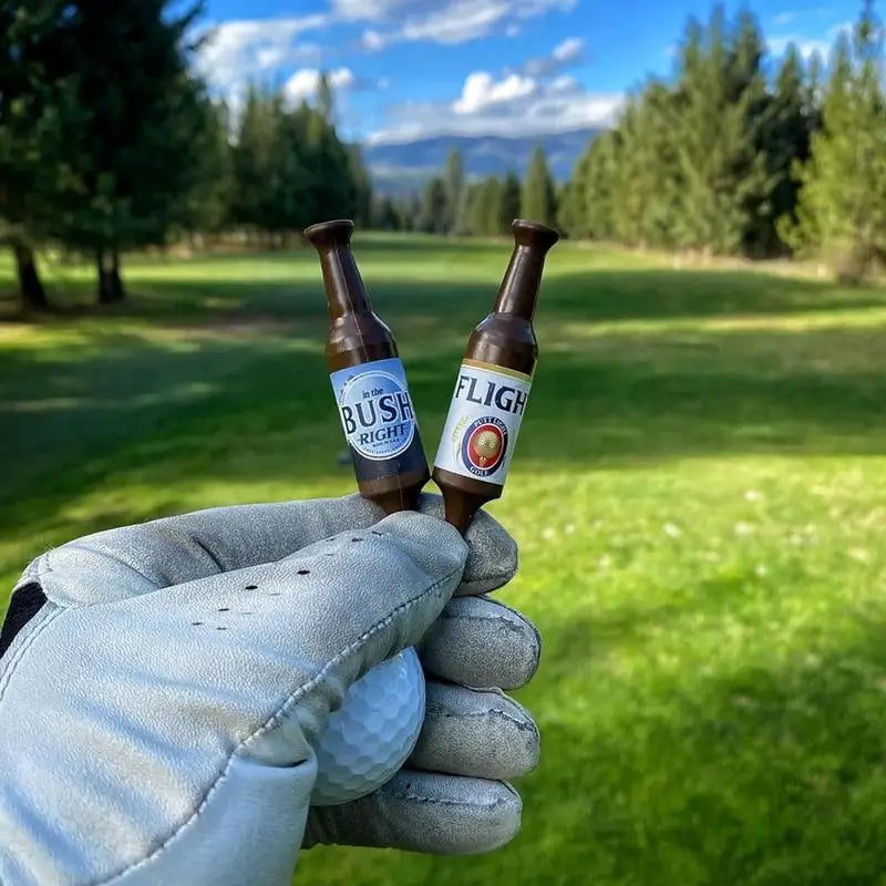 Ensemble de tees de golf en bouteille en résine