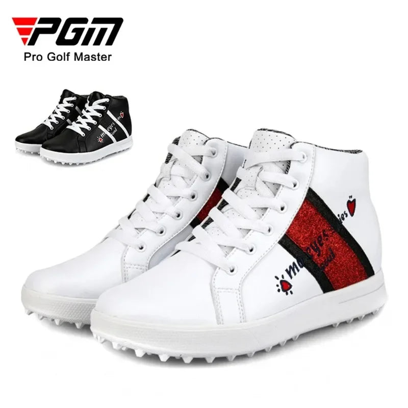 Chaussures de golf imperméables montantes pour femmes XZ120