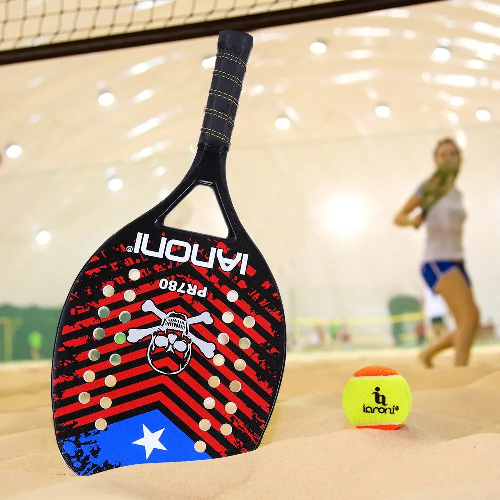 Raquette de tennis en fibre de carbone avec noyau en mousse à mémoire de forme EVA