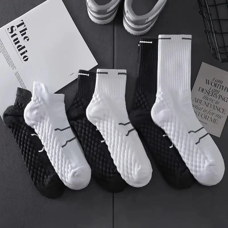 Chaussettes de sport en tissu éponge épais pour hommes