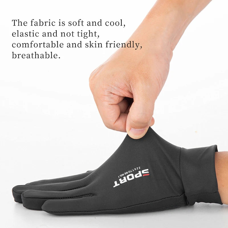 Ice Silk Non-Slip 5-Finger Diving Gloves - Water Sports