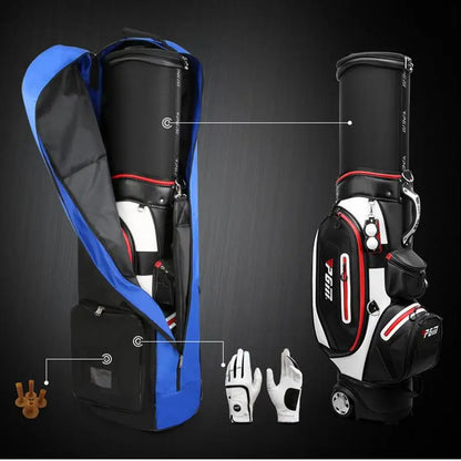 Golf-Reisetasche mit großem Fassungsvermögen und Rädern