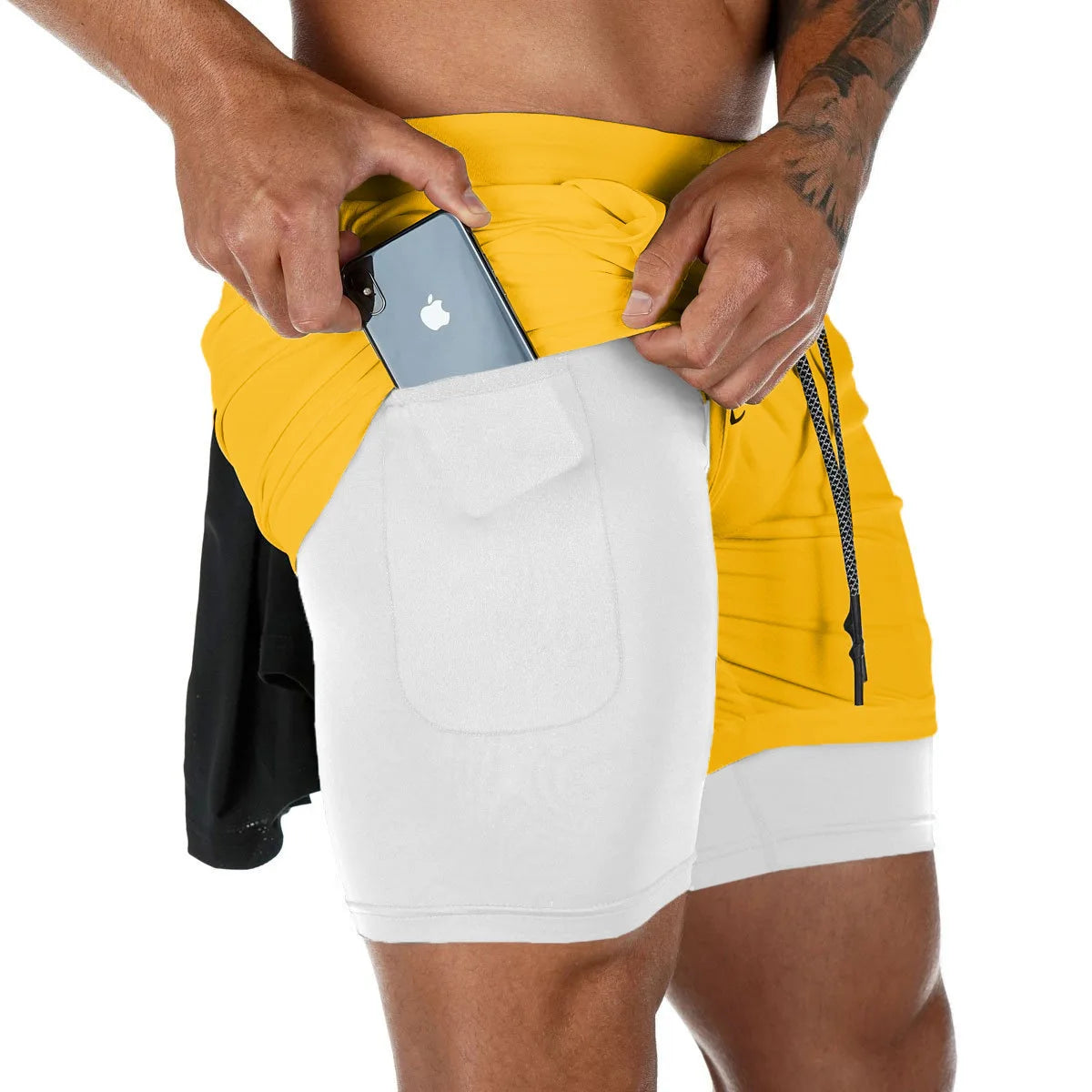 Breathable Quick-Dry Fitness Shorts for Men