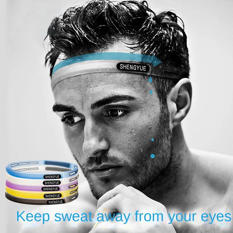 Silicone Sports Headband for Sweat Control