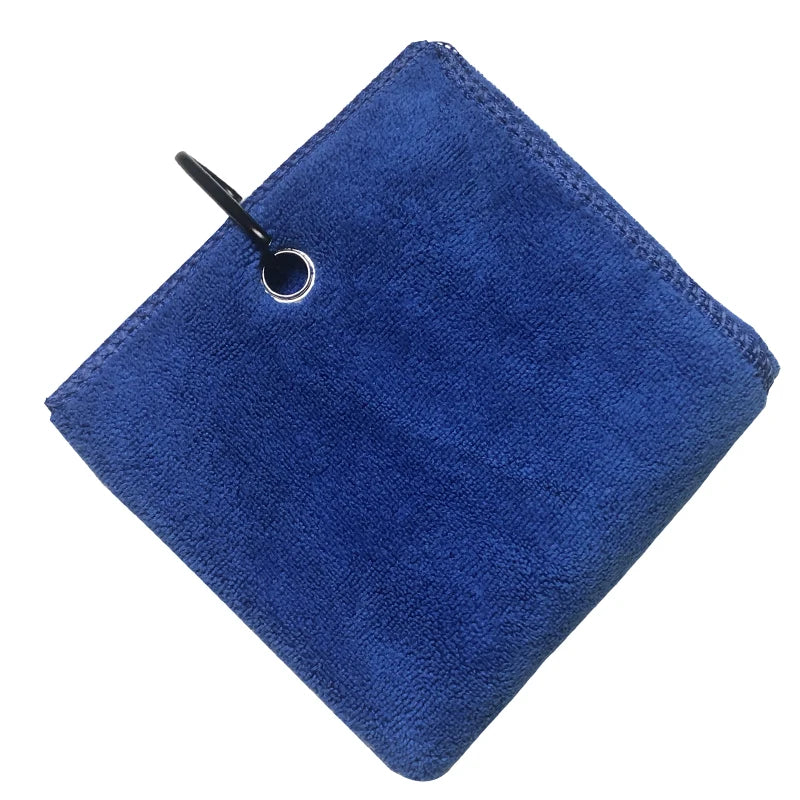 Tri-Fold Golf Towel: Reusable Microfiber - 4 Colors