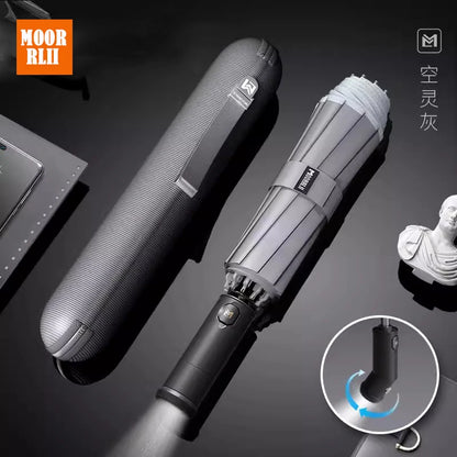 2023 New Three-Folding Automatic LED Umbrella