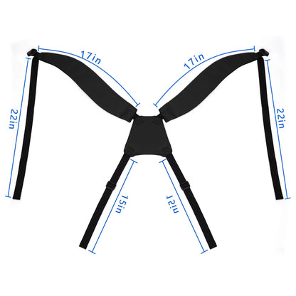 Verstellbarer doppelter Schultergurt für Golftaschen