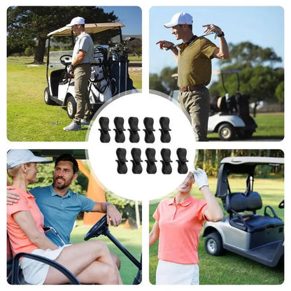 Multi-Purpose Golf Tee Holder Clips