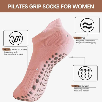 Yoga Socken Damen Anti-Rutsch Grip