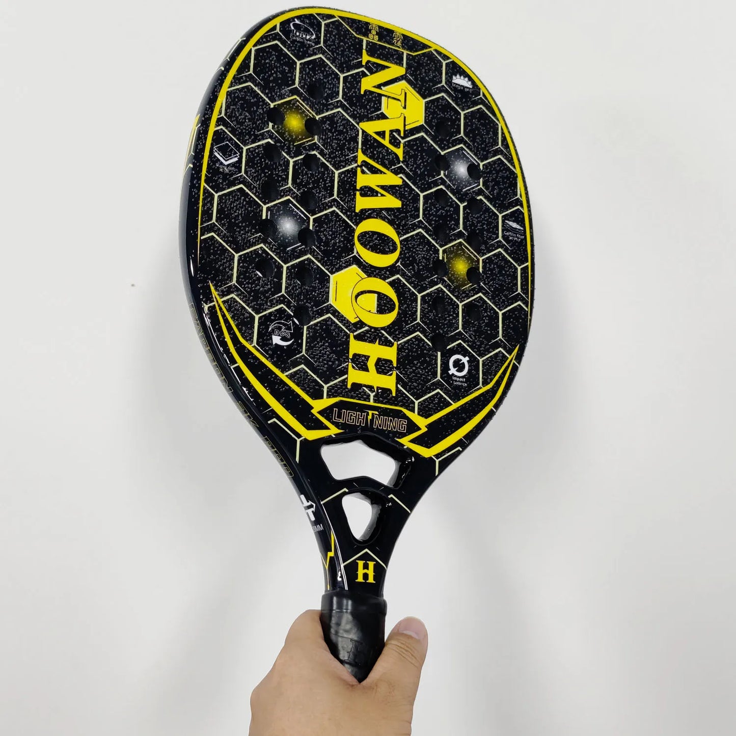 Raquette de Beach Tennis LIGHTNING 3K PRO en fibre de carbone