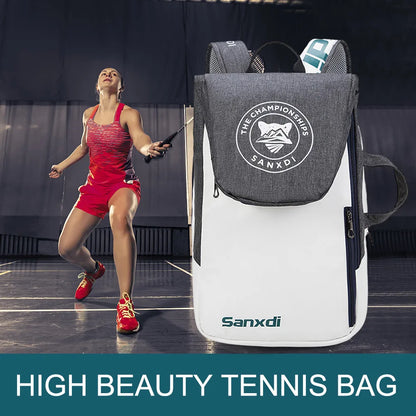 Large Capacity Tennis Padel Backpack Bag