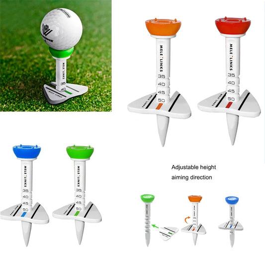 Vielseitiger Doppel-Tee-Golfballhalter - Höhenverstellbar