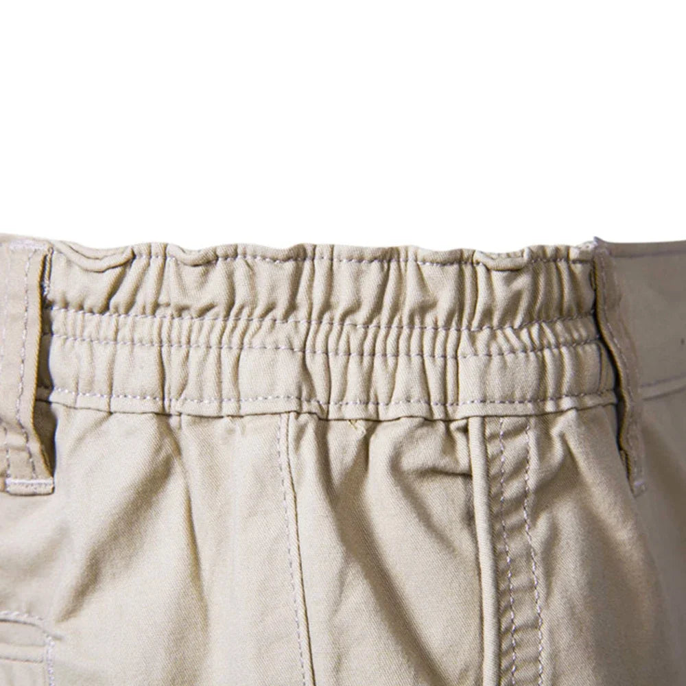 CAMEL Embroidered Summer Cotton Golf Shorts