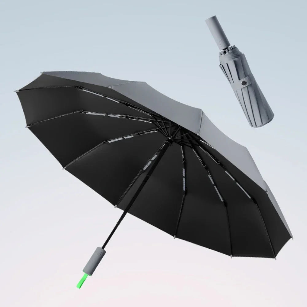 Parapluie automatique coupe-vent super résistant 72 Bone