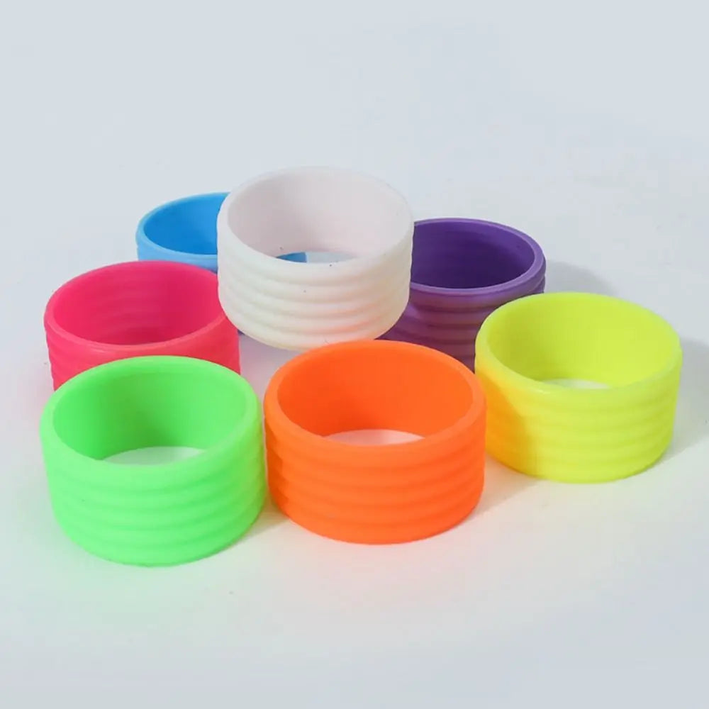 Ensemble d'anneaux de grip en silicone pour raquette de tennis