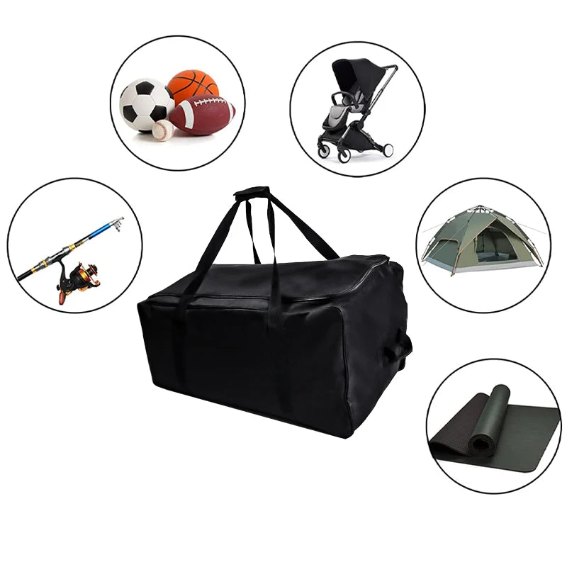 Collapsible Golf Push Cart Bag with Extra-Large Capacity