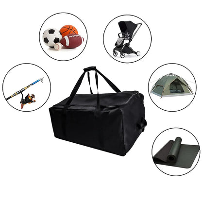 Collapsible Golf Push Cart Bag with Extra-Large Capacity