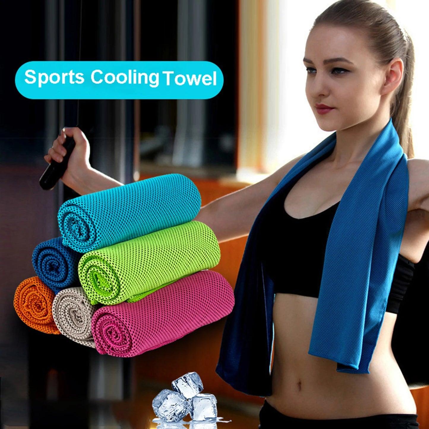 Sports Cooling Towel Quick-Dry Microfiber Ultralight