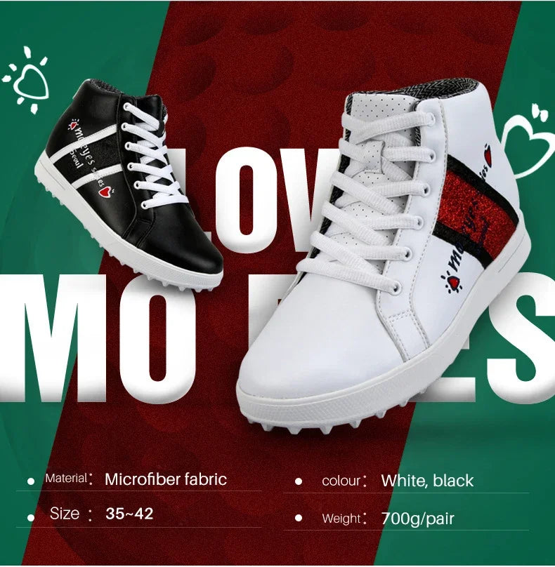 Chaussures de golf imperméables montantes pour femmes XZ120