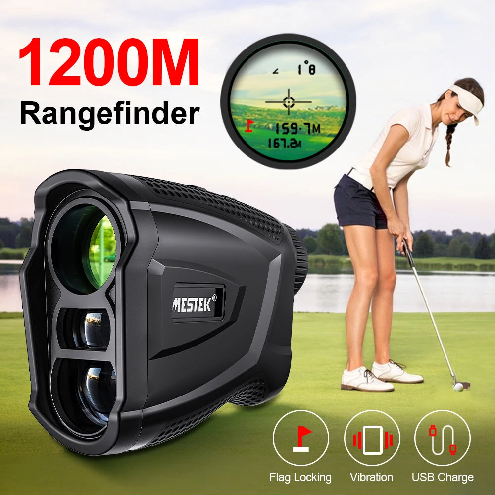 Télémètre laser de golf longue distance avec alerte par vibration