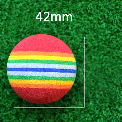 10PCS Foam Sponge Practice Golf Balls - Indoor/Outdoor