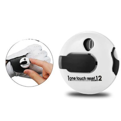 Mini Handheld Golf Shot Counter - Digital Scoring Keeper with Glove Clip