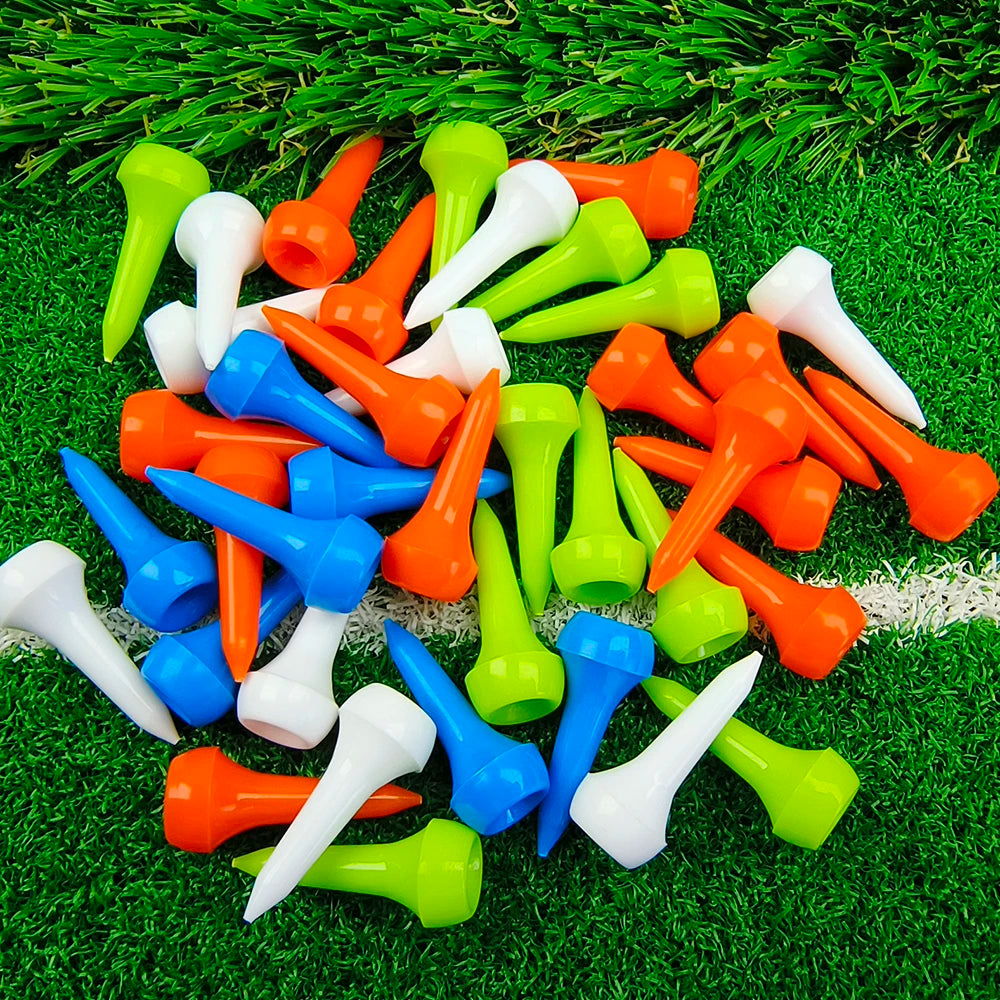 30pcs Colorful Plastic Golf Tees