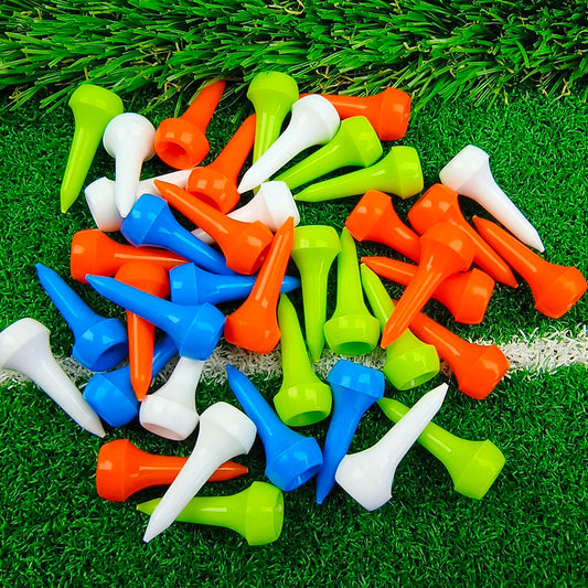 Lot de 30 tees de golf en plastique colorés