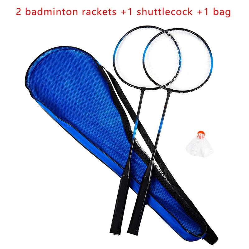 Ensemble de raquettes et volants de badminton professionnels