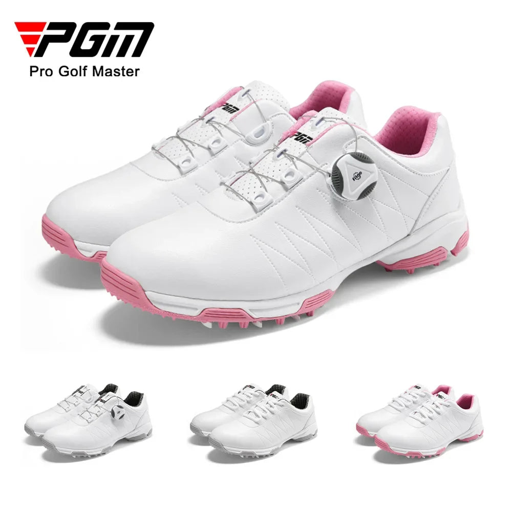 Chaussures de golf pour femmes, imperméables, légères et antidérapantes