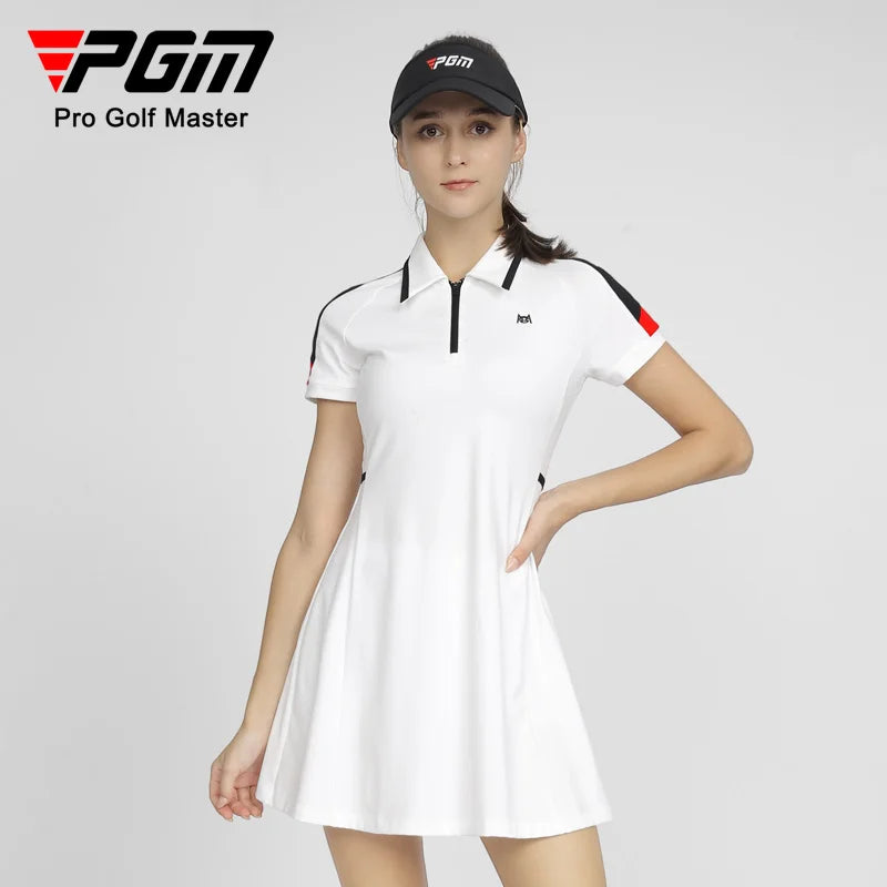 Robe de golf personnalisée pour dames - Jupe zippée à séchage rapide