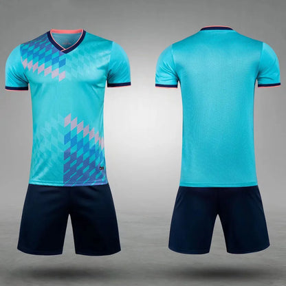 Quick-Drying Breathable Soccer Jersey Set for Men