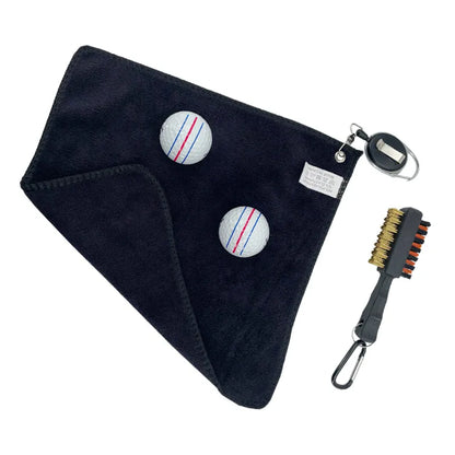 Golf Towel 26x26cm Microfiber with Carabiner Hook