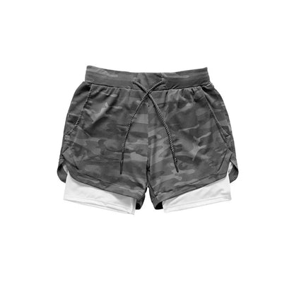 Double-Deck Quick Dry Running Shorts for Men