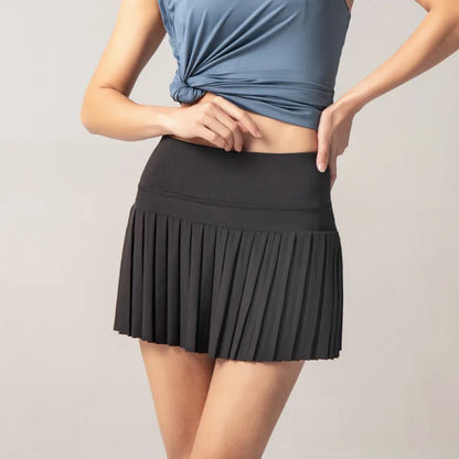 Plissierter Tennis- und Golf-Skort für Damen