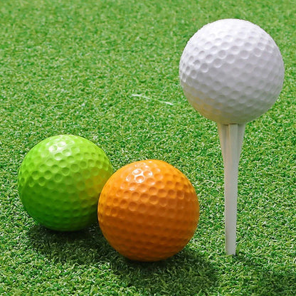 10 Stück Golfbälle – elastische PU-Schaum-Golfbälle für drinnen und draußen
