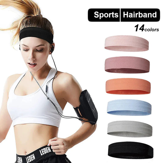 Non-Slip Elastic Sport Headbands for All