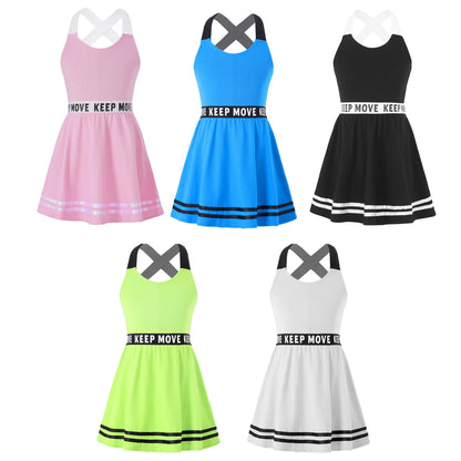 Robe de sport de tennis pour fille