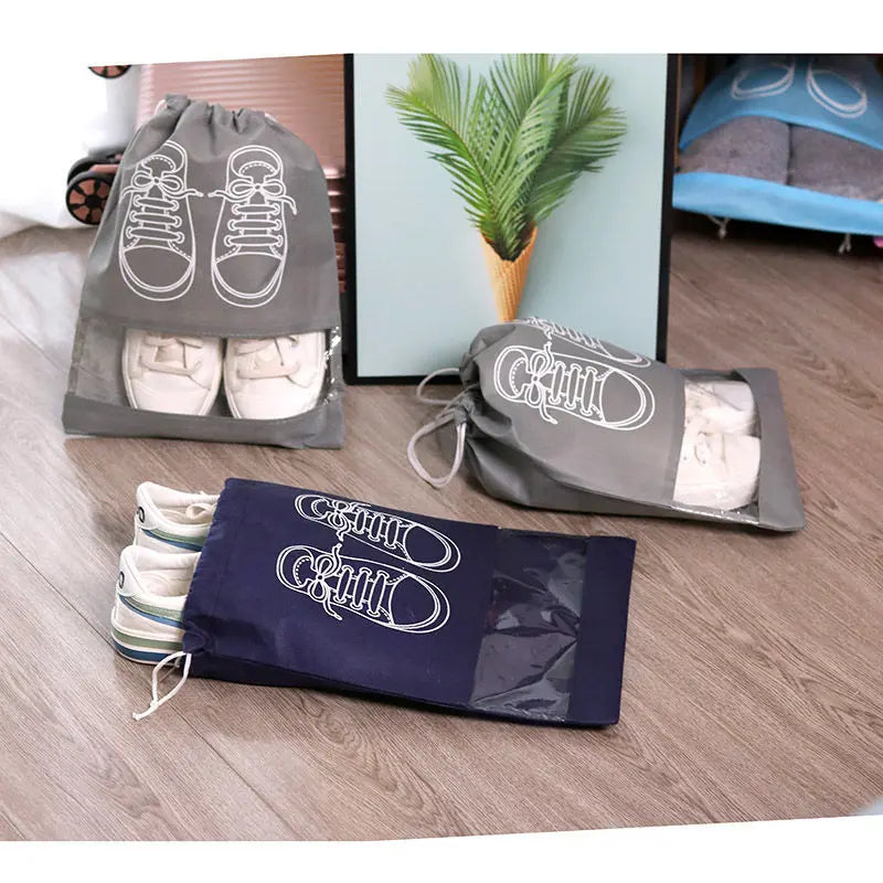 5pcs/set Shoe Storage Bag With Thickened