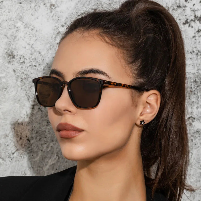 Quadratische Vintage-Designer-Sonnenbrille