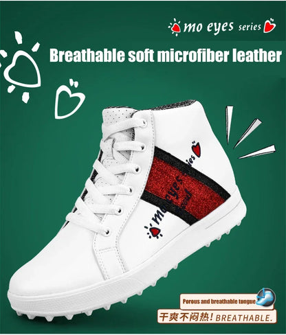 Chaussures de golf imperméables montantes pour femmes XZ120