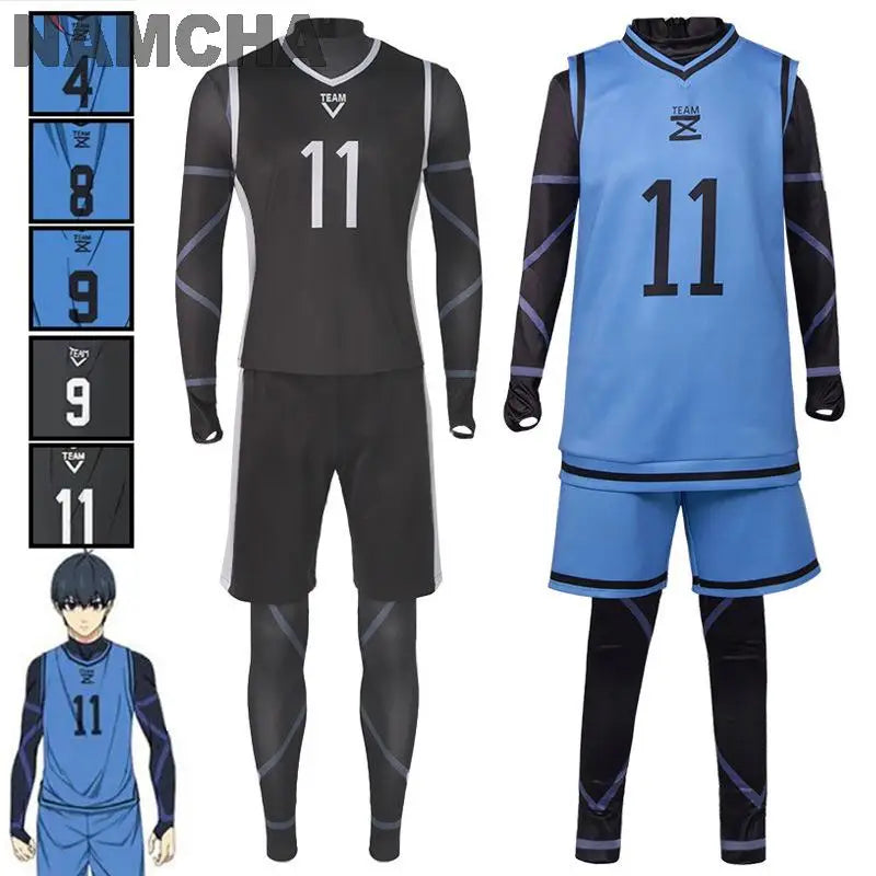 Costume de Cosplay Blue Lock, ensemble de vêtements de sport