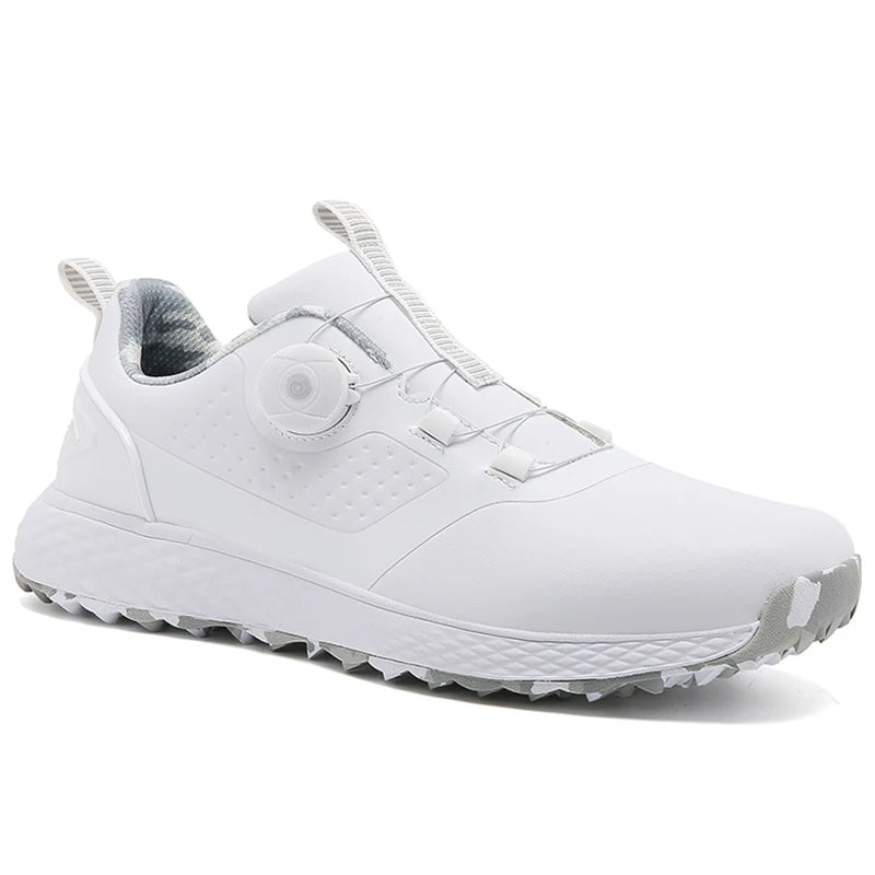 Waterproof Non Slip Lock Button Golfer Shoes