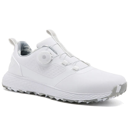 Waterproof Non Slip Lock Button Golfer Shoes