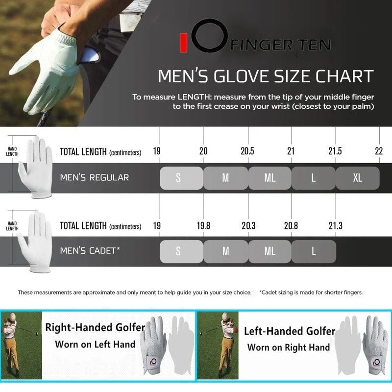 Men's Golf Glove  - Left and Right Hand