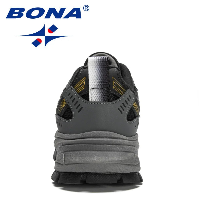 BONA Mesh Golf Shoes Breathable Sports Sneakers for Men