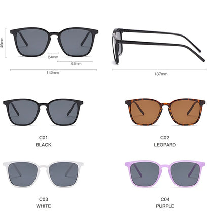 Quadratische Vintage-Designer-Sonnenbrille