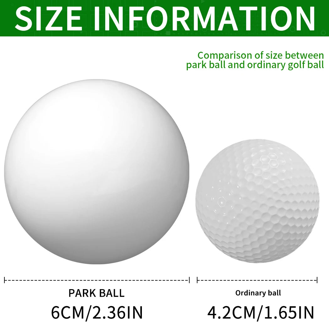 Caiton Premium Outdoor Park Golf Balls - Multicolor Set