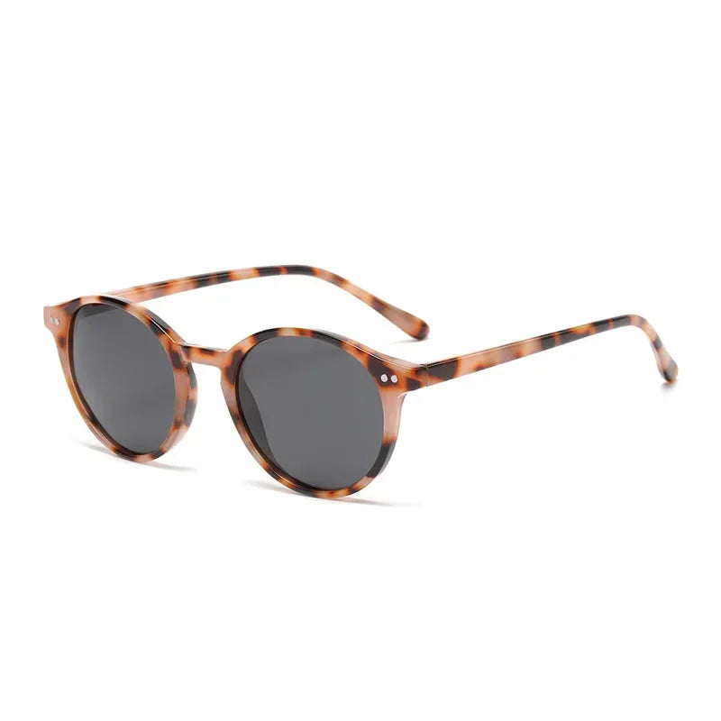 Round Frame Polarized Sunglasses - Retro Style for Men and Women