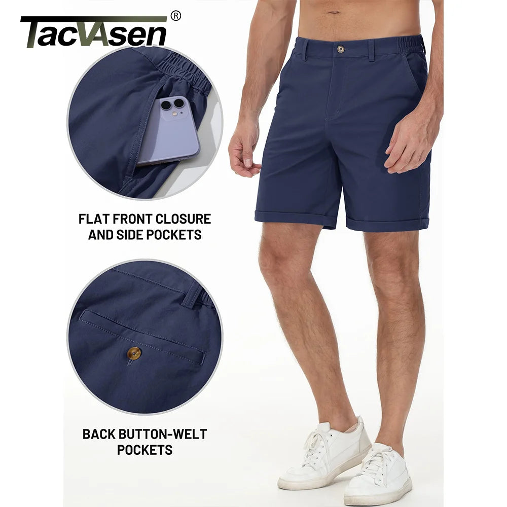 TACVASEN Summer Casual Golf Shorts